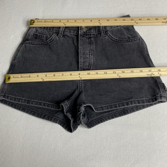 Urban Outfitters BDG High-Rise Carpenter Women's Shorts Black Button Fly Sz 26 - Picture 7 of 14